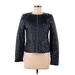MICHAEL Michael Kors Jacket: Blue Argyle Jackets & Outerwear - Women's Size Medium
