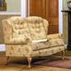 Sherborne Lynton Fireside 2 Seater Sofa - Leather Grade 2 - Light Oak