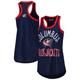 Women's G-III 4Her by Carl Banks Navy Columbus Blue Jackets First Base Racerback Scoop Neck Tank Top