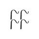 4 Pcs Hanging Basket Brackets Iron Wall Hooks for Hanging Lantern Bird Feeders Wind Chimes Plant Planter Coat