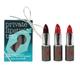 (Best of Reds - Red, Cherry and Cherry Noir) DuWop Private Lipstick Trios