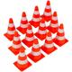 12 9" Multi Sport Marker Training Traffic Cones - Orange & White