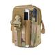 (Light Camouflage, One Size) Tactical Molle Pouch Phone Case Holder Bag Belt