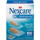 Nexcare Waterproof Bandages 100/Pkg-Assorted Sizes