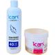 ICAN LONDON PROFESSIONAL CREAM PEROXIDE 40 VOL 12% 250 ML + WHITE POWDER BLEACH (JAR) 80 G SET