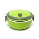 (Green) Hot Food Flask Stainless Steel Lunch Box Thermos Vacuum Insulated Trave