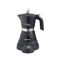 (Black) Ariete 1358 Moka Aroma Electric Coffee Machine 400W 2 to 4 Cups