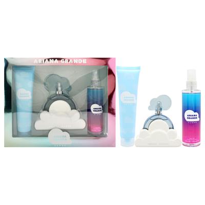 Cloud by Ariana Grande for Women - 3 Pc Gift Set 3.4oz EDP Spray, 3.4oz Body Souffle, 4oz Body Mist