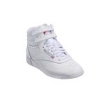 Women's Freestyle Hi High Top Sneaker by Reebok in White (Size 7 M)
