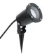 Valuelights Modern Ip65 Rated Ground Spike/wall Mount Outdoor Light In Black Finish - Includes Led Dusk To Dawn Sensor Bulb 4500K