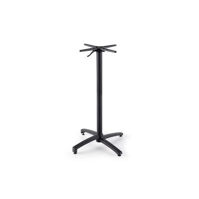 Oviala Business Tischbein für Tisch mit Neigungssystem 108 cm aus schwarzem Aluminium