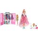 Barbie GBK12 - Traum Kleiderschrank mit Puppe und Puppenzubehör, Spielzeug ab 3 Jahren, Mehrfarbig & GML76 - Prinzessinnen-Abenteuer Puppe mit Mode (ca. 30 cm), blond, für Kinder von 3 bis 7 Jahren