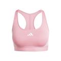 adidas Women's Powerimpact Train Medium-Support 3-Stripes Bra Sport-BH, Bliss pink/White, XXL E-G (Plus Size)
