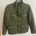 J. Crew Jackets & Coats | J.Crew Quilted Jacket Size Pm | Color: Green | Size: Mp
