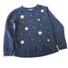 Kate Spade Shirts & Tops | Kate Spade New York Kids Celestial Gold Glitter Stars Sweatshirt Girls Size 10 | Color: Gold/Gray | Size: 10g