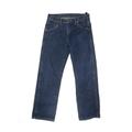 Wrangler Jeans Co Jeans - Adjustable: Blue Bottoms - Kids Boy's Size 12 Husky