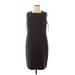 Anne Klein Casual Dress - Slip dress: Black Solid Dresses - Women's Size 16