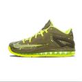 Nike Shoes | Nike Lebron 11 Low Basketball Shoes/Sneakers Dunkman 10 | Color: Gray/Green | Size: 10