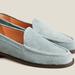 J. Crew Shoes | J. Crew Newer Work - Blue Suede Leather Loafers Flats 7 | Color: Blue | Size: 7