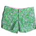 Lilly Pulitzer Shorts | Lilly Pulitzer Callahan Shorts In Chomp Chomp | Color: Green/Pink | Size: 00