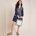 Anthropologie Dresses | Anthropologie Maeve Carlita Tiered Tunic Dress | Color: Blue/White | Size: L