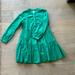 J. Crew Dresses | Jcrew Long Sleeve Baby Doll Dress | Color: Green | Size: Xs