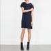 Zara Dresses | New Zara Nwot Navy Blue Cold Shoulder Dress Size S | Color: Blue | Size: S