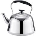 Stovetop Teapot Stainless Steel Whistling Kettle Tea Kettle with Filter Gas Stove Induction Cooker Universal Kettle Whistling Teapot Hot Water Kettle (A 3L)