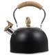 Whistle Kettle Stainless Steel Water Kettle Boil Water Kettle Stovetop Whistle Water Kettle Hot Water Pot Tea Pot Stainless Steel Water Jug Whistle Pot Nylon Teapot Stove Vocalize