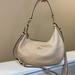 Coach Bags | Coach Harley East/West Pebble Leather Hobo Shoulder Bag | Color: Cream/Tan | Size: Os