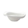 OKMIJNUH Popcorn or Decorative Fancy Bowl, Creative Dessert Bowl, Household Bowl, Food Bowl, Tall Grid Bowl, Salad Bowl, Sustainable Serving Bowl for Salad, Fruit, Pasta (Color: White) (White)
