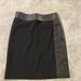 Gucci Skirts | Gucci Wool/Grnuine Leather Pencil Skirt, Size 38( S) | Color: Black | Size: S