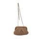 AOZOOSA Women Straw Clutch Purse Cloud Dumpling Pouch Straw Crossbody Shoulder Handbag Summer Beach Woven Bag, Khaki