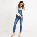 Madewell Jeans | Madewell Petite Skinny Overalls In Jansing Wash Size Xsp | Color: Blue | Size: Xsp