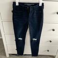 American Eagle Outfitters Jeans | Nwot New Ae American Eagle Dark Wash Skinny High Rise Jegging Jeans | Color: Blue | Size: 2