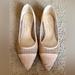 Jessica Simpson Shoes | Jessica Simpson Tan Colored Pointy Slip On Flats | Color: Tan | Size: 7.5