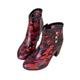 IJNHYTG rubbers Violet Rain Boots Women wellies High Heels Gumboots Short Tube Galoshes Water Shoes Rainboots Antiskid Rubber Shoes (Size : 5.5 UK)
