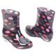 IJNHYTG rubbers Rain Boots Colorful Dot Rubber Boots Waterproof Rain Boots Women's Shoes (Size : 5.5 UK)