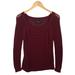 American Eagle Outfitters Sweaters | C4 Women’s American Eagle Outfitters Scoop Neck Knit Wool Pullover Sweater M | Color: Red | Size: M