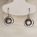 Nine West Jewelry | Nine West Sterling "Donut" Earrings | Color: Silver | Size: Os