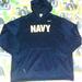 Nike Shirts | Nike Therma Fit Navy Midshipmen Jersey Hoodie Seals Hooded Sweatshirt | Color: Blue | Size: Xxl