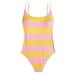 J. Crew Swim | J. Crew Playa Newport Super Scoopback One Piece Swimsuit Size Small & Medium Nwt | Color: Pink/Yellow | Size: Various