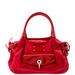 Kate Spade Bags | Kate Spade New York Red Faux Patent Leather And Vinyl Shoulder Bag | Color: Gold/Red | Size: Os