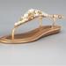 Kate Spade Shoes | Kate Spade Imani Pearl Beaded Sandal | Color: Gold | Size: 9.5
