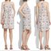 Madewell Dresses | Nwt Madewell Daybreak Turkish Garden Silk Dress Floral Print Sz 12 | Color: Cream/Gray | Size: 12