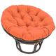 Garden Round Chair Cushion, Hanging Egg Swing Chair Cushion Removable Patio Chair Pads Garden Hanging Chair Patio Hanging Cushion Rattan Chair Pads For Outdoor/Indoor ( Color : D , Size : 80*80cm )
