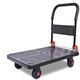 Platform Truck Folding Hand Truck Portable Foldable Platform Cart with Mute Wheels for Household Library Large Trolley 660lbs Weight Capacity Push Hand Cart (Color : Graywheel)