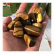 UYCUODLUY Natural Yellow Tiger Eye Stone Gravel Crystal Stone Gravel Aquarium Garden Garden Stone Decoration for Decoration, Stone Generator Home Goods (Size : White)