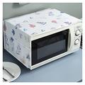 JESLEI Decorative cover of microwave oven, CoverWaterproof Microwave Oven Covers Storage Bag Double Pockets Dust Covers Microwave Oven Hood/Cat (Color : Cat) (Color : Maple Leaf)
