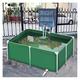 IBOWZ Fish Pond Upgrade Large Water Tank, Canvas Fish Pond With Stand Three-dimensional Fish Pond Fish Tank With Galvanised Steel Brackets Used For Koi Culture, Reservoir And Swimming Pool